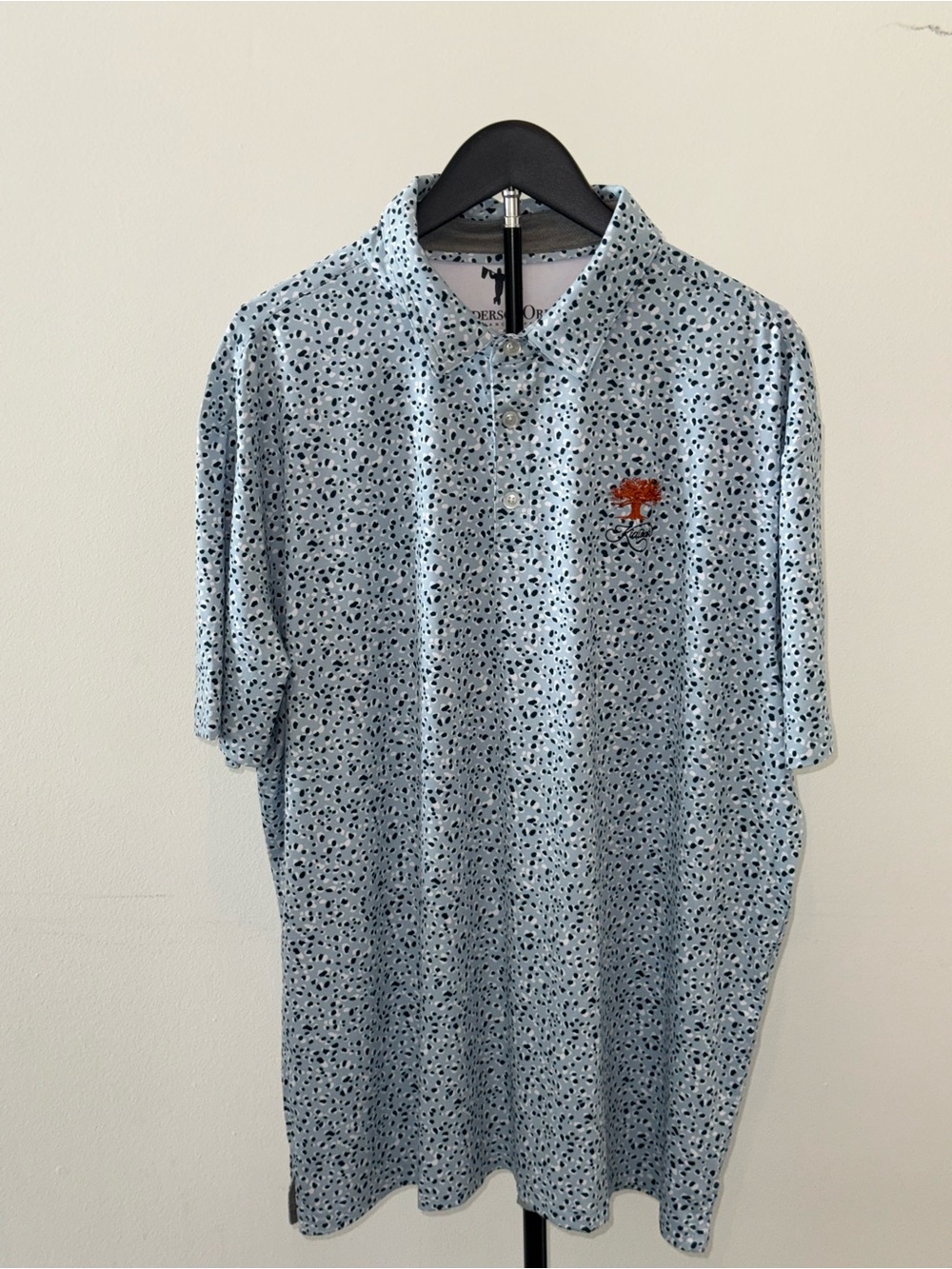 Anderson Ord Delta Polo Men’s XL Skyway Navy White Kiawah Golf NWT